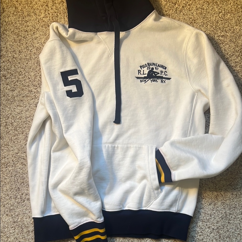 Polo Ralph Lauren White Hoodie